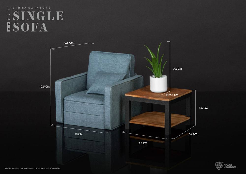Diorama Props Series - Single Sofa Set (Zubehör Set) Beast Kingdom Toys