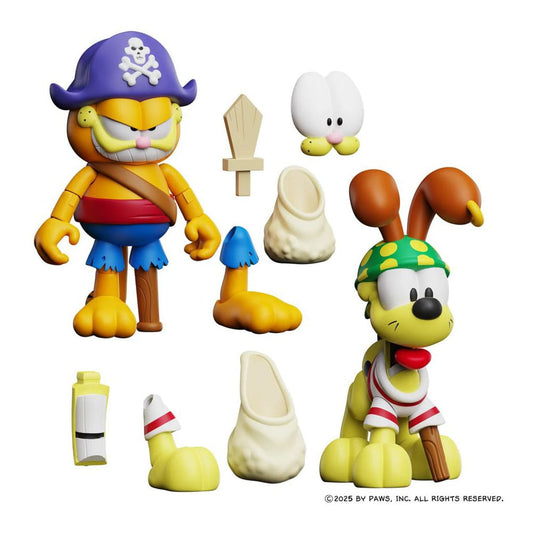Pre-Order: Garfield - Pirate Garfield and Pirate Odie (2er-Pack) Actionfiguren Boss Fight Studio 2025
