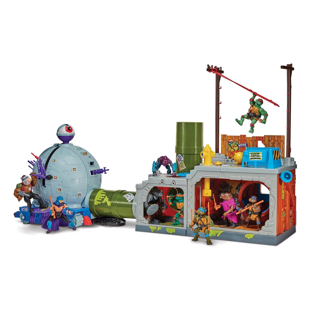 Pre-Order: Teenage Mutant Ninja Turtles - Secret Sewer Lid Playset Classic 30cm Exclusive 2025