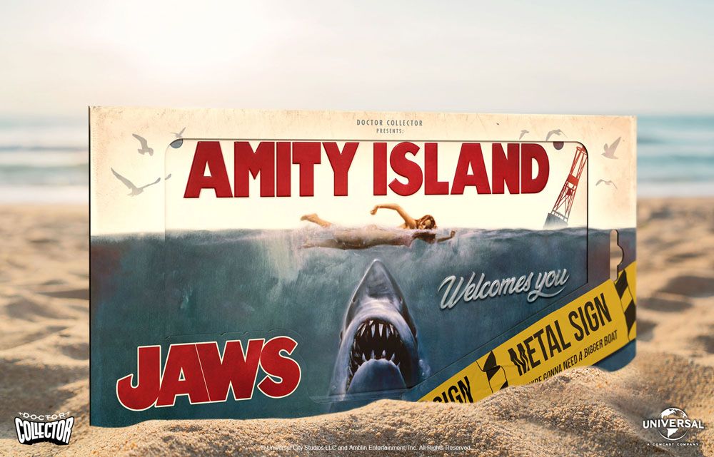 Jaws: Der weiße Hai Metallschild (Movie Poster) Doctor Collector 2022
