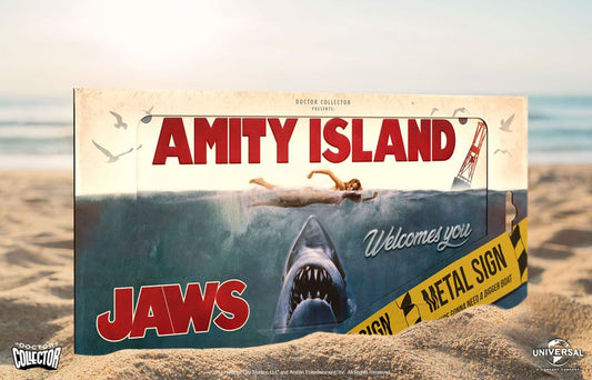 Jaws: Der weiße Hai Metallschild (Movie Poster) Doctor Collector 2022