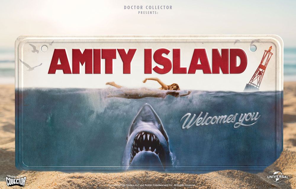 Jaws: Der weiße Hai Metallschild (Movie Poster) Doctor Collector 2022