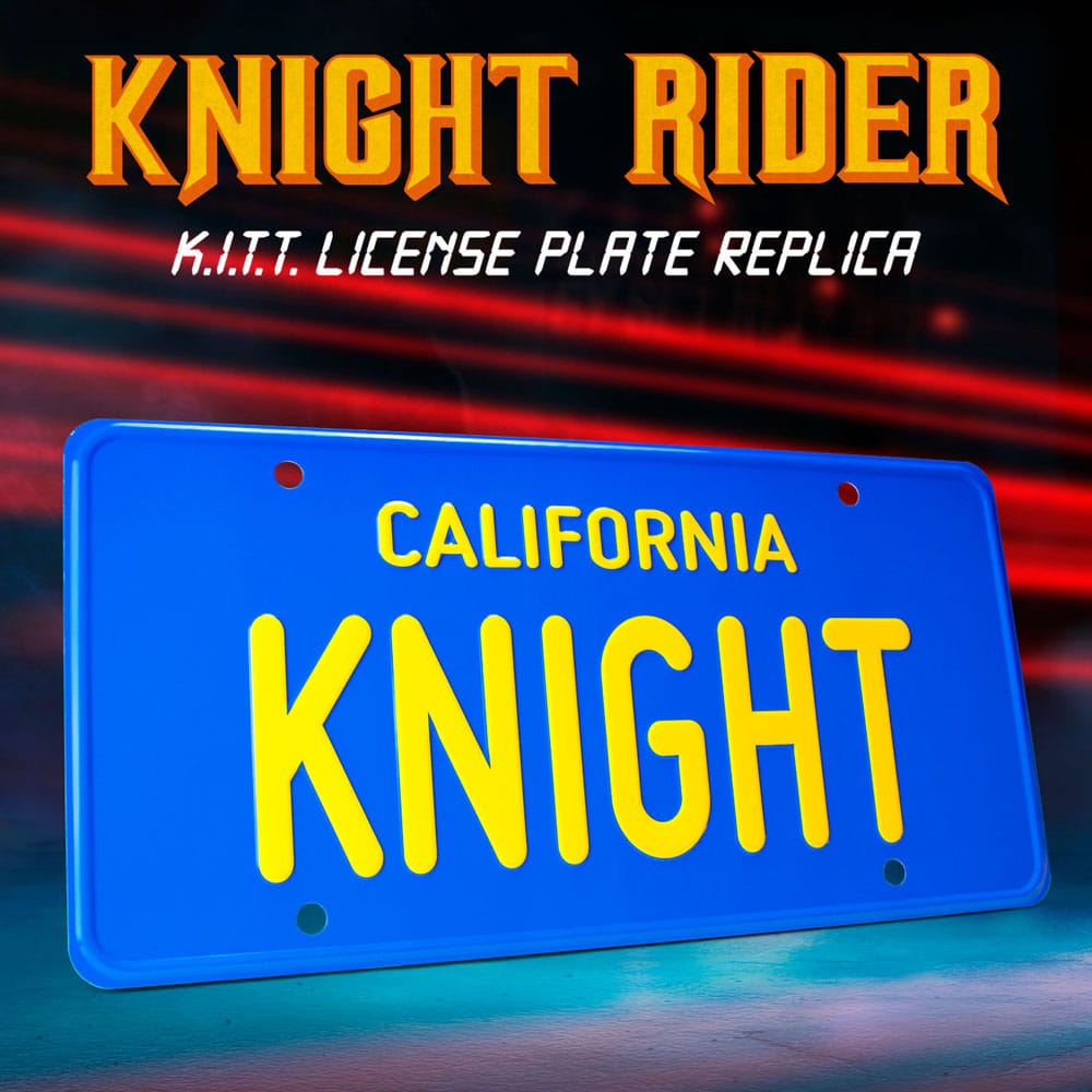 Knight Rider TV Serie - Knight Rider Nummernschild Replik 1/1 Doctor Collector