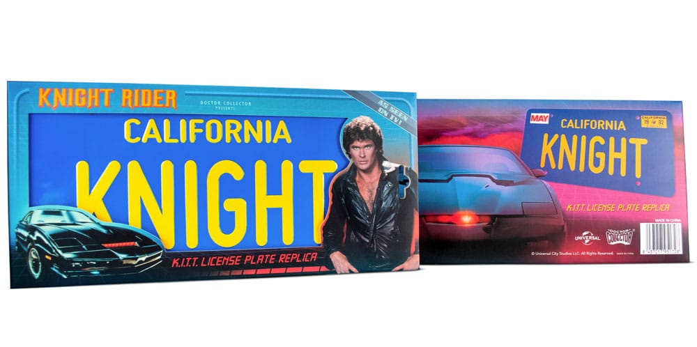 Knight Rider TV Serie - Knight Rider Nummernschild Replik 1/1 Doctor Collector