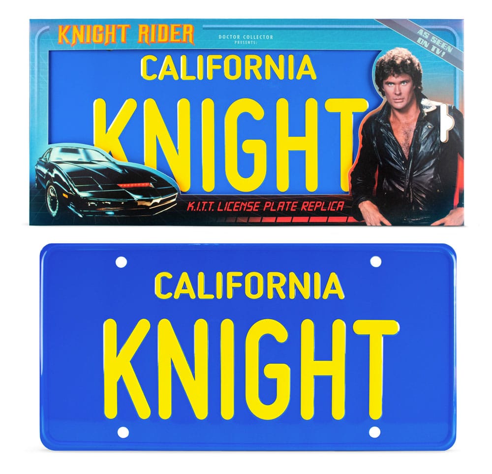 Knight Rider TV Serie - Knight Rider Nummernschild Replik 1/1 Doctor Collector