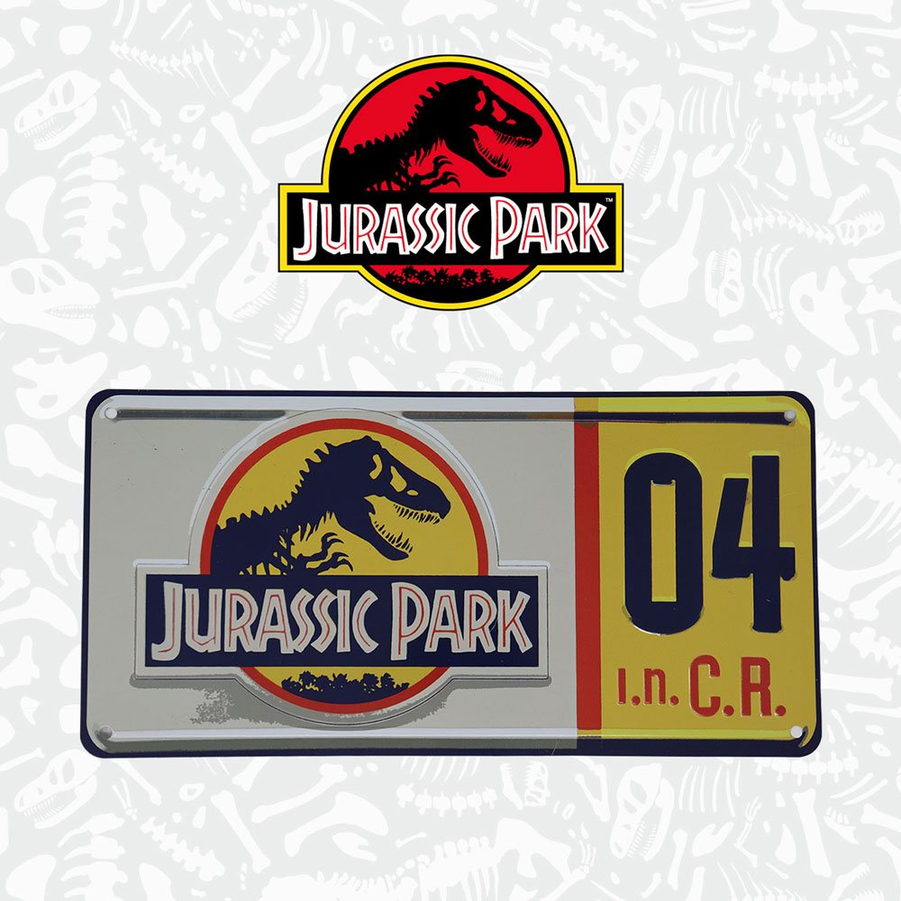 Jurassic Park - Dennis Nedry Nummernschild Replik 1/1 FaNaTtiK