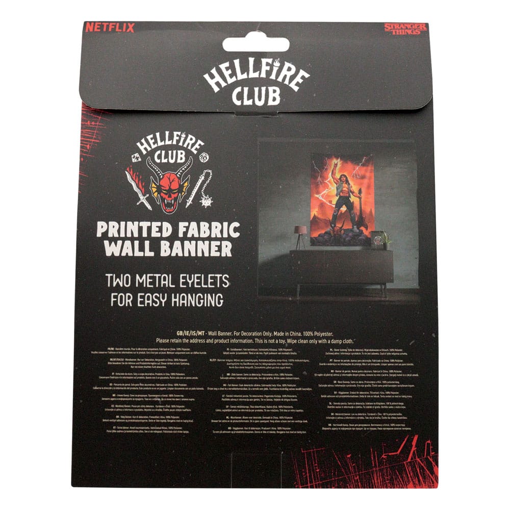 Stranger Things - Eddie Munson Wall Banner 120 x 85cm FaNaTtik Collectibles