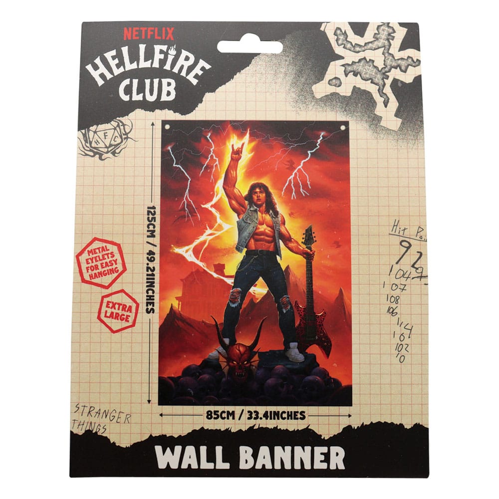Stranger Things - Eddie Munson Wall Banner 120 x 85cm FaNaTtik Collectibles