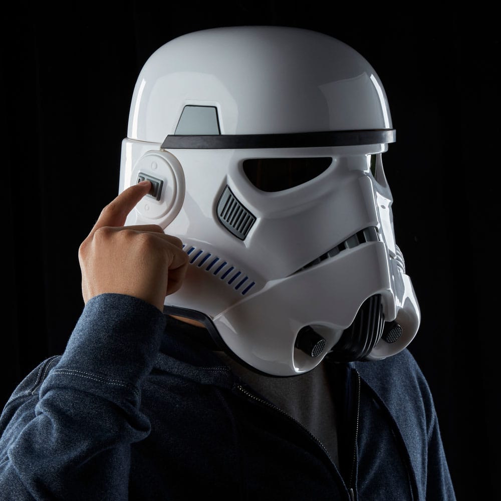 Star Wars Black Series: Rogue One - Imperial Stormtrooper Elektronischer Helm Replik 1:1 Hasbro