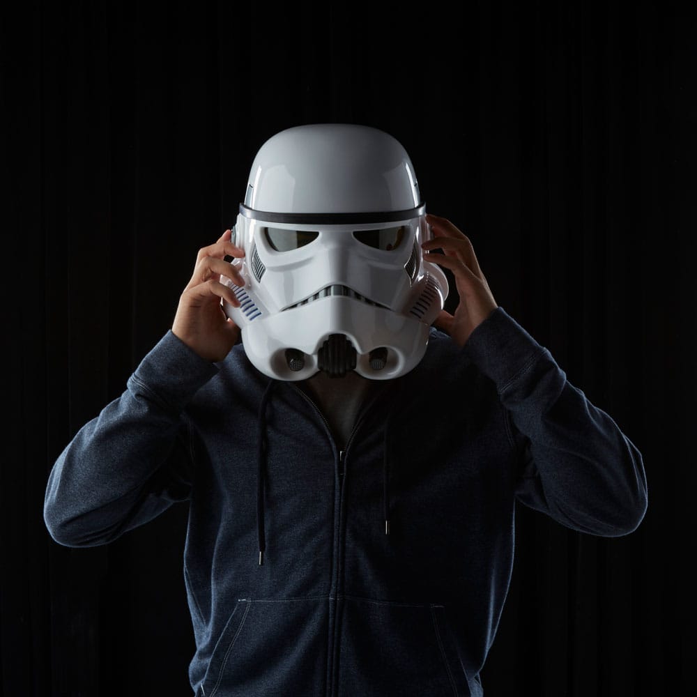 Star Wars Black Series: Rogue One - Imperial Stormtrooper Elektronischer Helm Replik 1:1 Hasbro