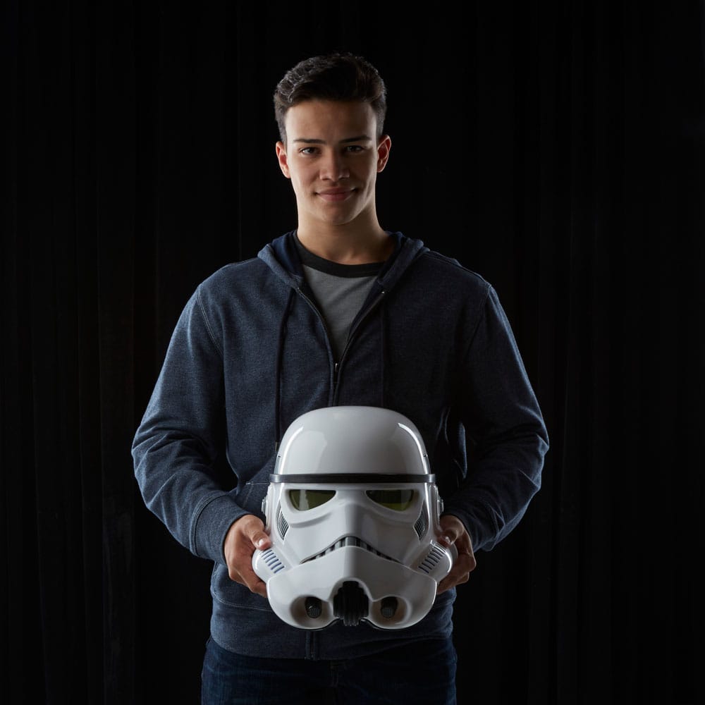 Star Wars Black Series: Rogue One - Imperial Stormtrooper Elektronischer Helm Replik 1:1 Hasbro