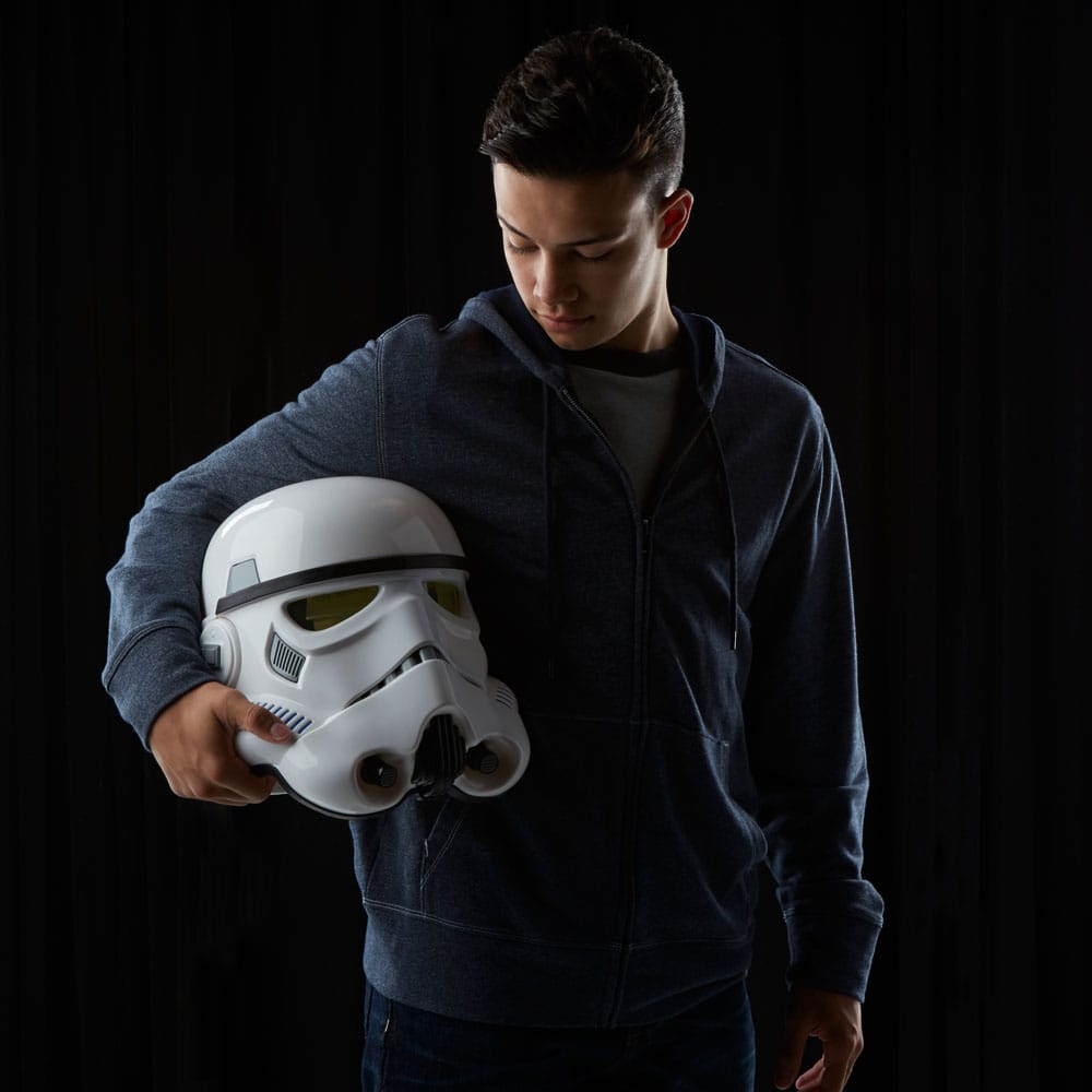 Star Wars Black Series: Rogue One - Imperial Stormtrooper Elektronischer Helm Replik 1:1 Hasbro