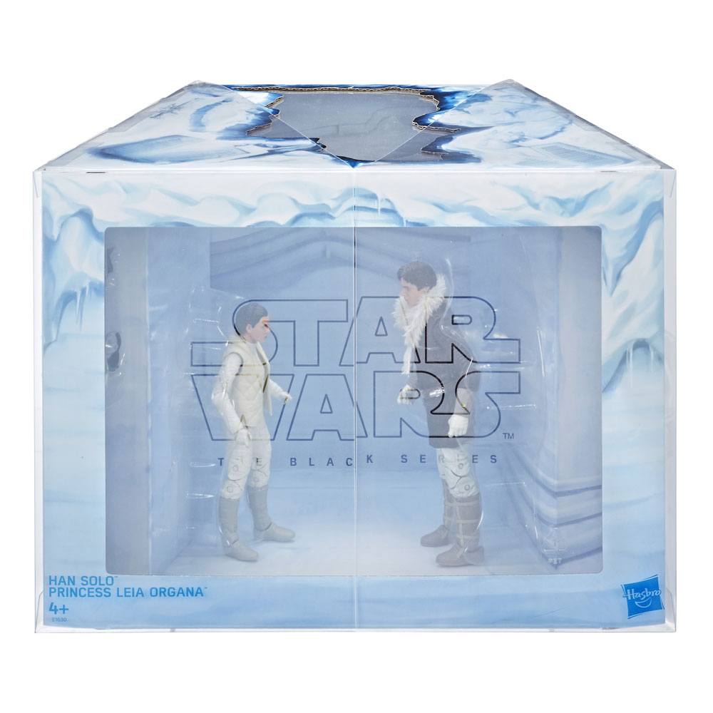 Star Wars Black Series - Han Solo & Princess Leia on Hoth 15cm Actionfiguren Convention Exclusive 2018