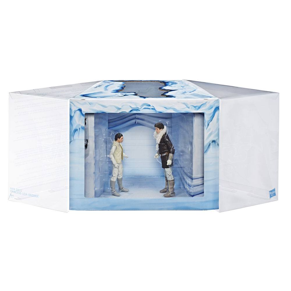 Star Wars Black Series - Han Solo & Princess Leia on Hoth 15cm Actionfiguren Convention Exclusive 2018