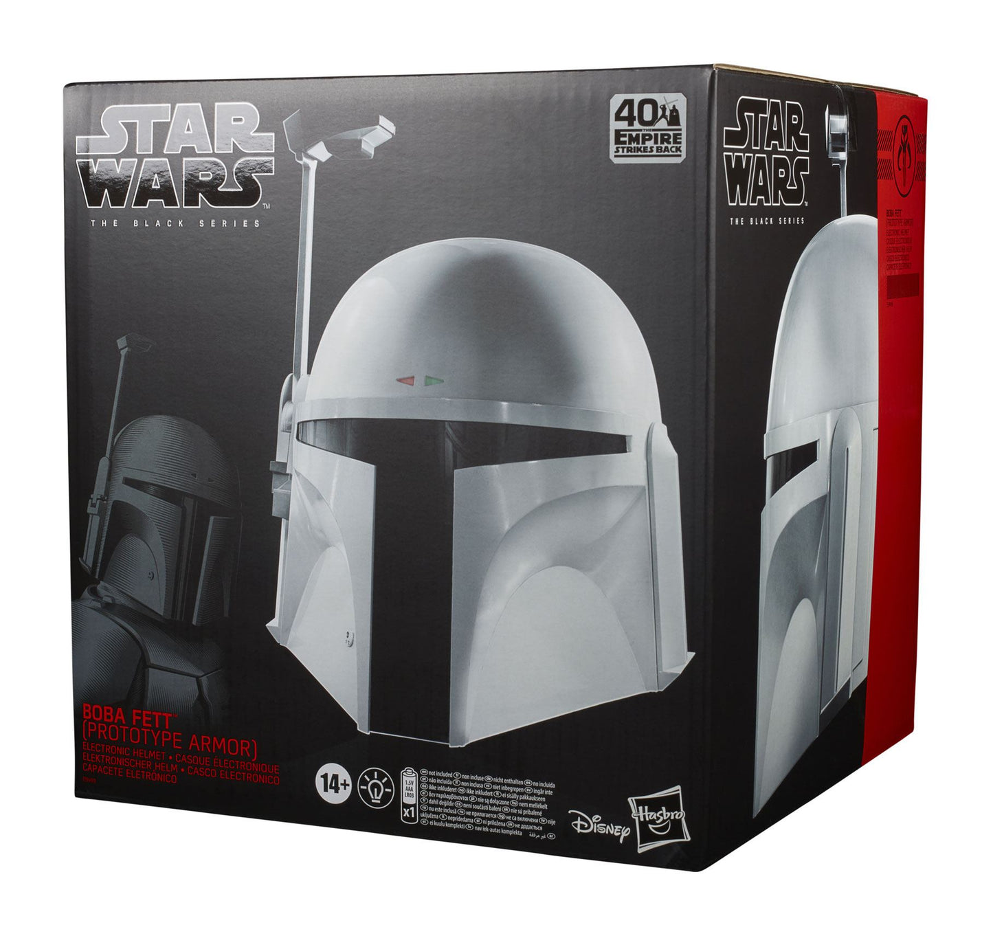 Star Wars Black Series: Episode V - Boba Fett (Prototype Armor) Elektronischer Helm Replik 1:1 Hasbro 2020
