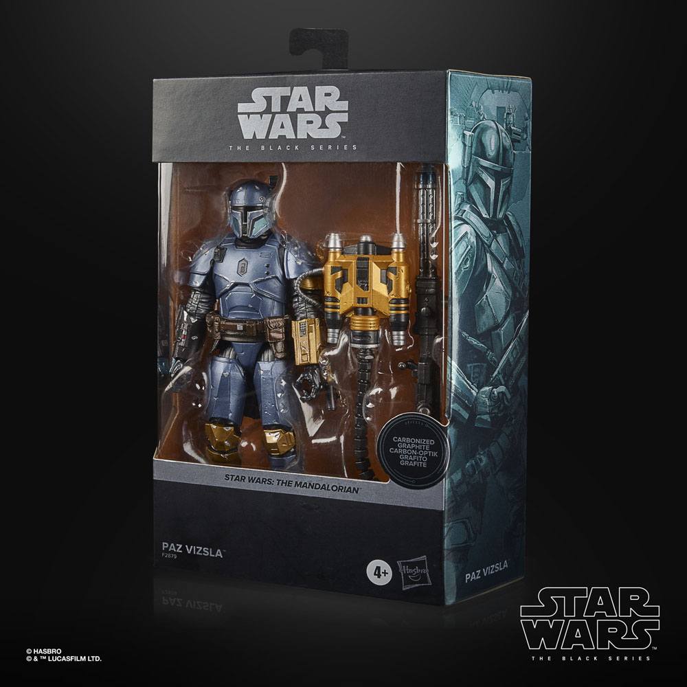 Star Wars Black Series: The Mandalorian - Paz Vizsla (Carbonized ) 15cm Actionfigur Target Exclusive 2021