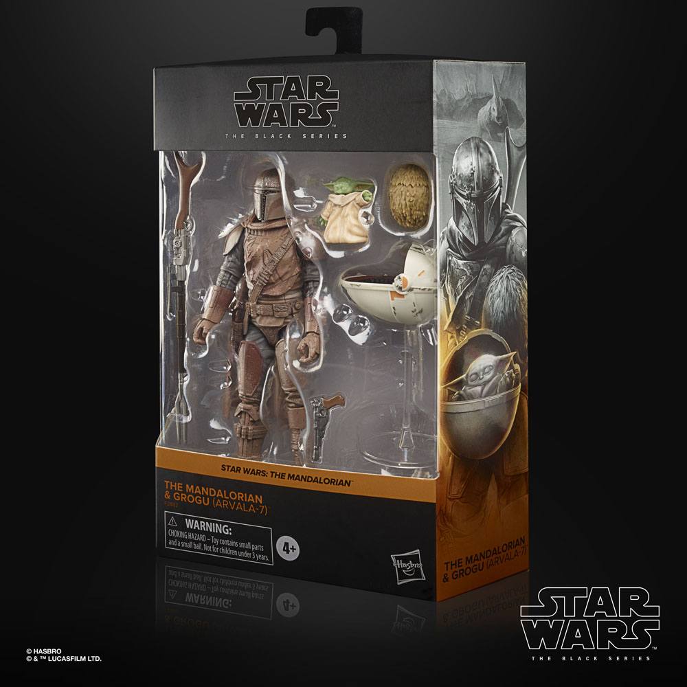 Star Wars Black Series: The Mandalorian & Grogu (Arvala-7) Actionfigur 15cm 2022 Exclusive