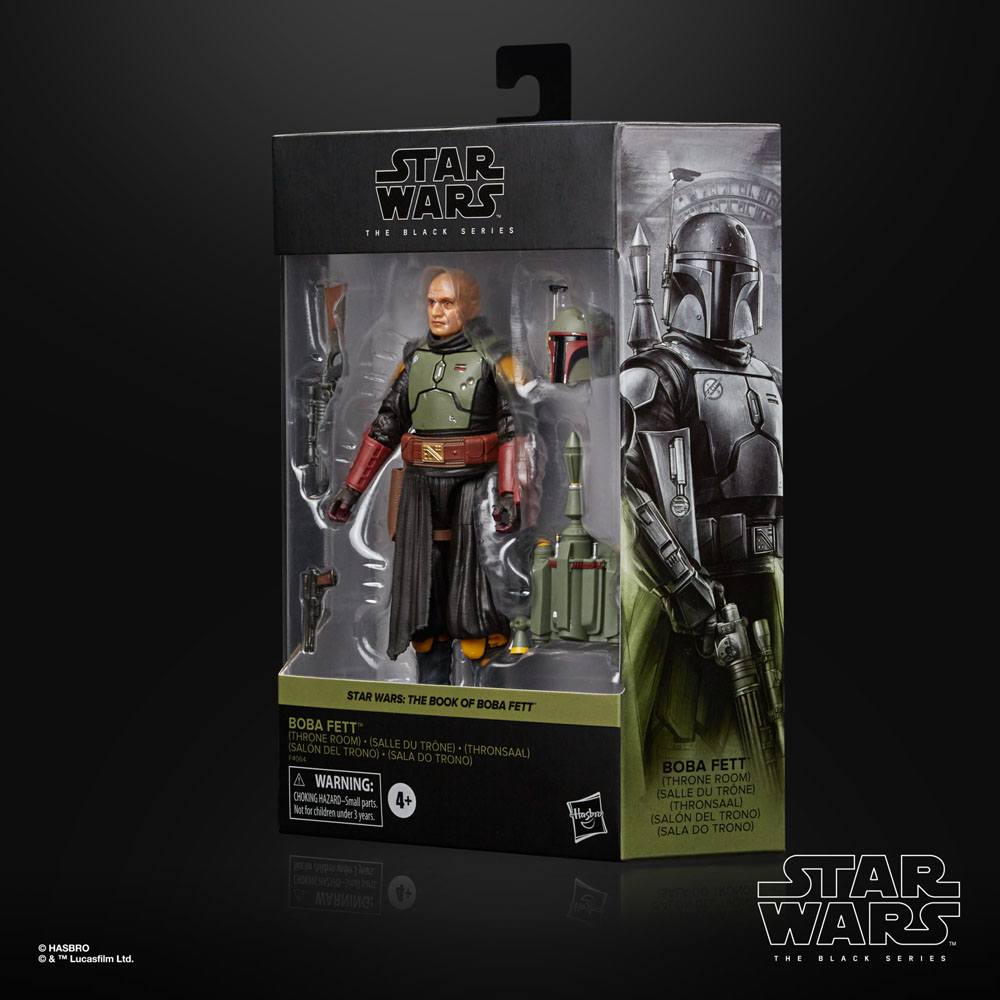 Star Wars Black Series: The Book of Boba Fett - Boba Fett (Throne Room) Deluxe 15cm Actionfigur Hasbro 2022