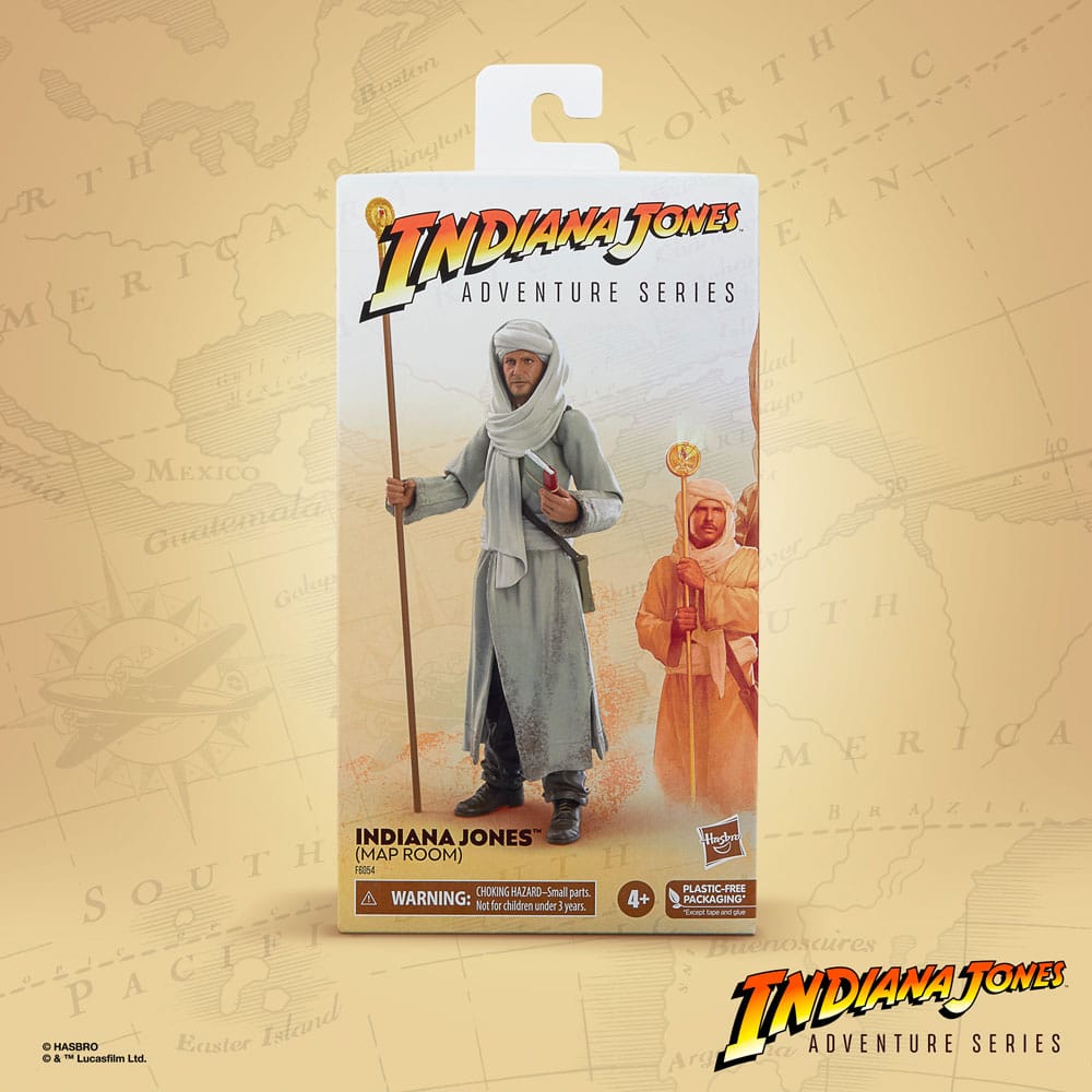 Indiana Jones Adventure Series : Indiana Jones (Map Room) Actionfigur 15cm Exclusive