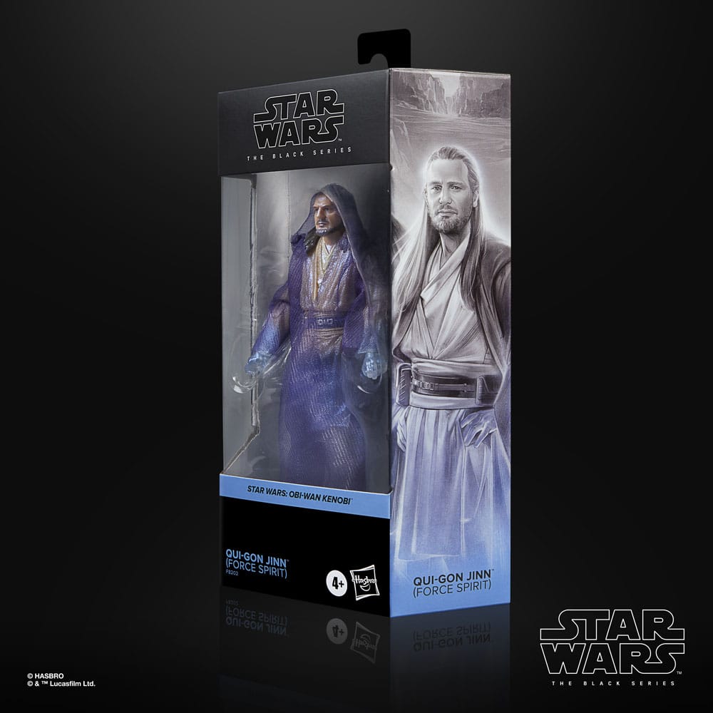 Star Wars Black Series: Obi-Wan Kenobi - Qui-Gon Jinn (Force Spirit) 15cm Actionfigur Exclusive 2023