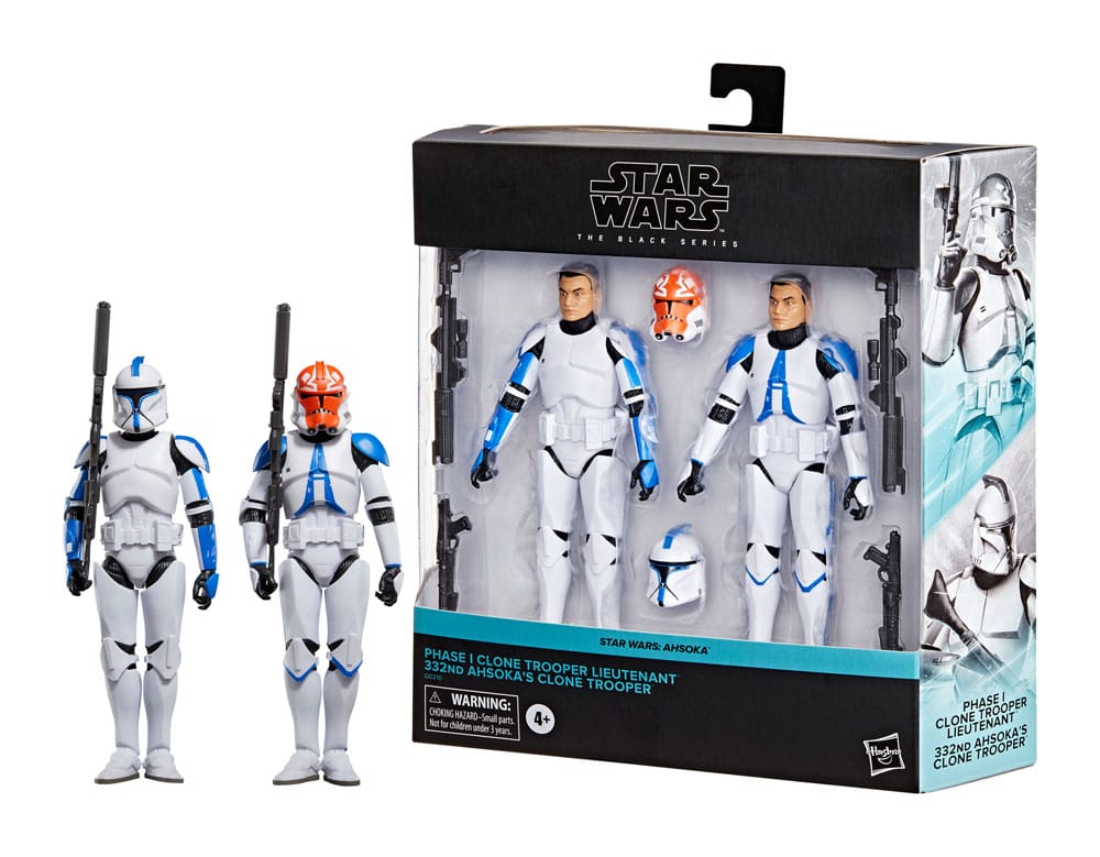 Star Wars Black Series - Phase I Clone Trooper Lieutenant & 332nd Ahsoka's Clone Trooper (2er-Pack) Exclusive