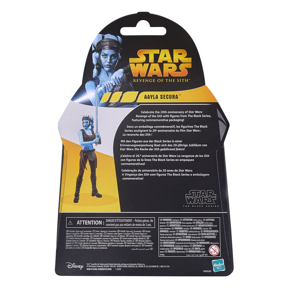 Star Wars Black Series: Revenge of the Sith - Aayla Secura 15cm Actionfigur Hasbro 2025