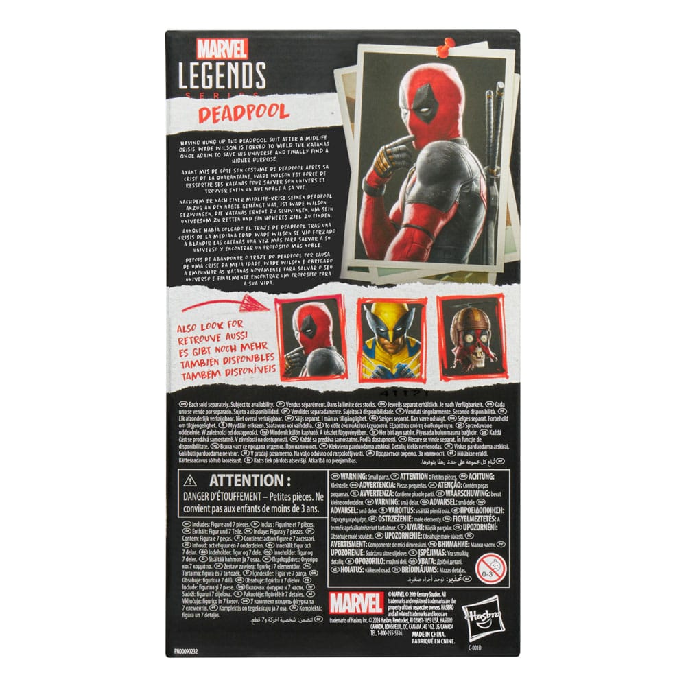 Marvel Legends: Deadpool & Wolverine - Deadpool Actionfigur 15cm Hasbro 2024