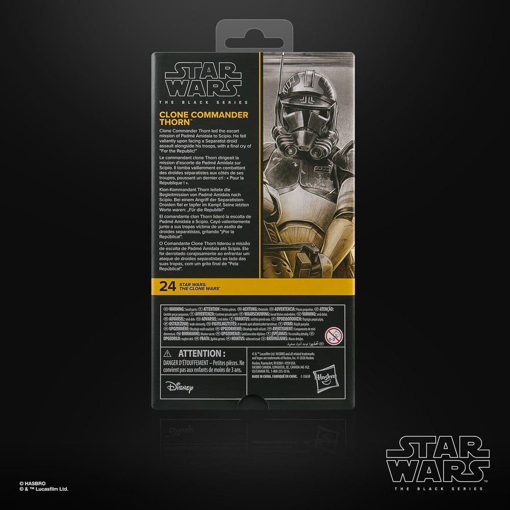 Star Wars: Black Series - Clone Commander Thorn (The Clone Wars) 15cm Actionfigur Hasbro 2026 Exclusive