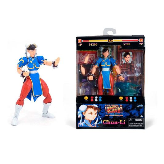Ultra Street Fighter II: Final Challengers - Chun-Li 1/12 Actionfigur 15cm Jada Toys
