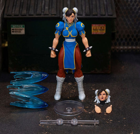 Ultra Street Fighter II: Final Challengers - Chun-Li 1/12 Actionfigur 15cm Jada Toys