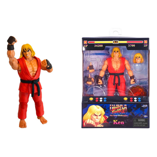 Ultra Street Fighter II: Final Challengers - Ken 1/12 Actionfigur 15cm Jada Toys