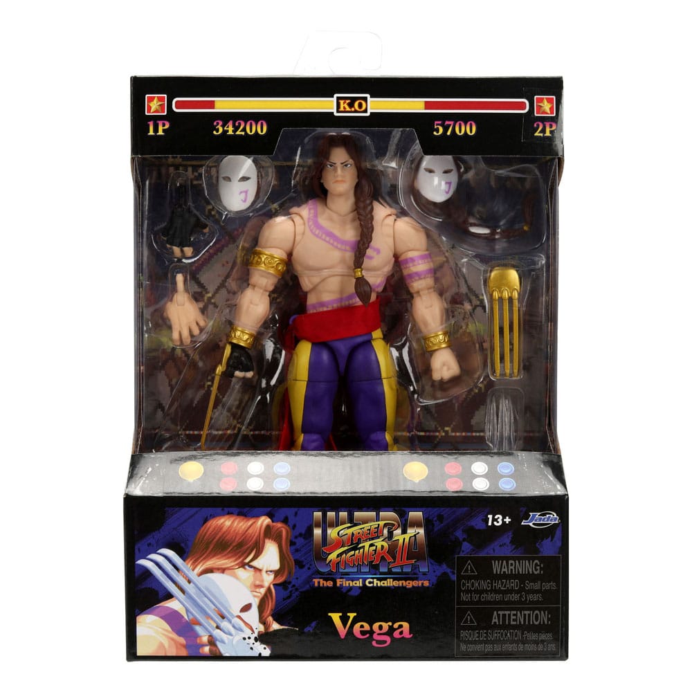 Pre-Order: Ultra Street Fighter II: The Final Challengers - Vega Actionfigur 19cm Jada Toys 2025