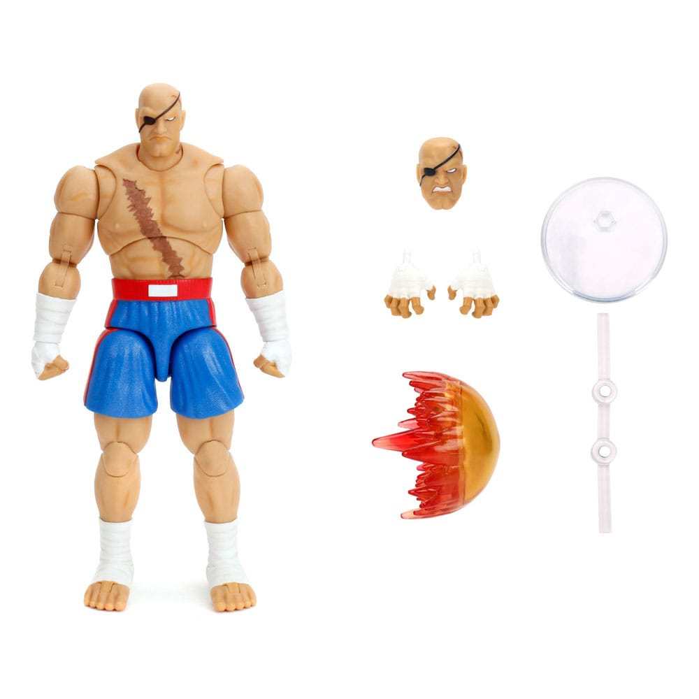 Pre-Order: Ultra Street Fighter II: The Final Challengers - Sagat Actionfigur 19cm Jada Toys 2025