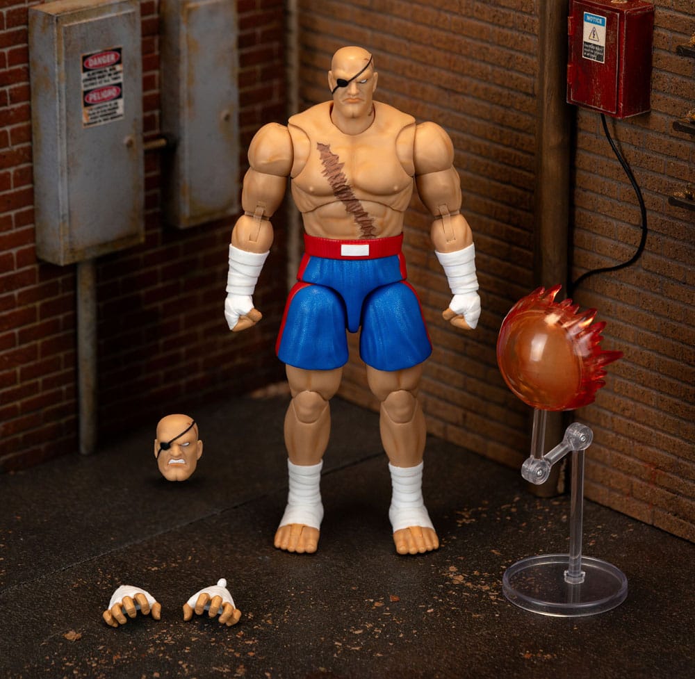 Pre-Order: Ultra Street Fighter II: The Final Challengers - Sagat Actionfigur 19cm Jada Toys 2025