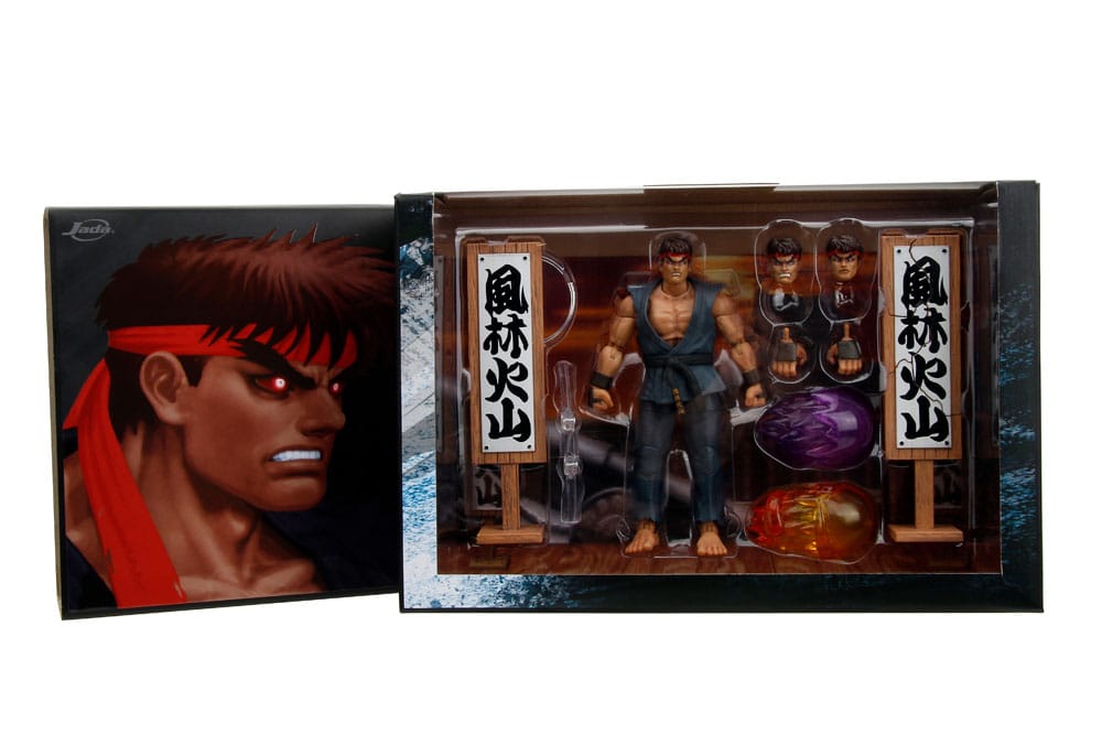 Ultra Street Fighter II: Final Challengers - Evil Ryu SDCC 2023 Exclusive Actionfigur 15cm Jada Toys