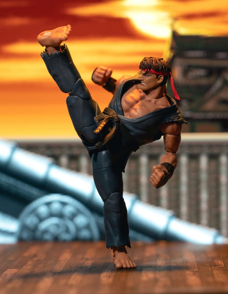 Ultra Street Fighter II: Final Challengers - Evil Ryu SDCC 2023 Exclusive Actionfigur 15cm Jada Toys