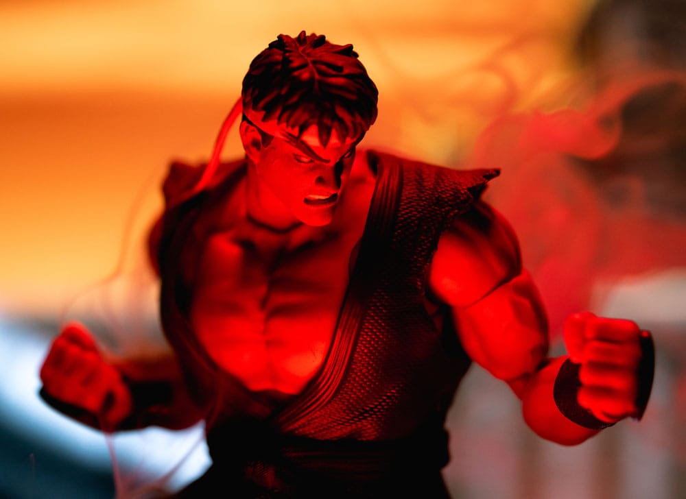 Ultra Street Fighter II: Final Challengers - Evil Ryu SDCC 2023 Exclusive Actionfigur 15cm Jada Toys