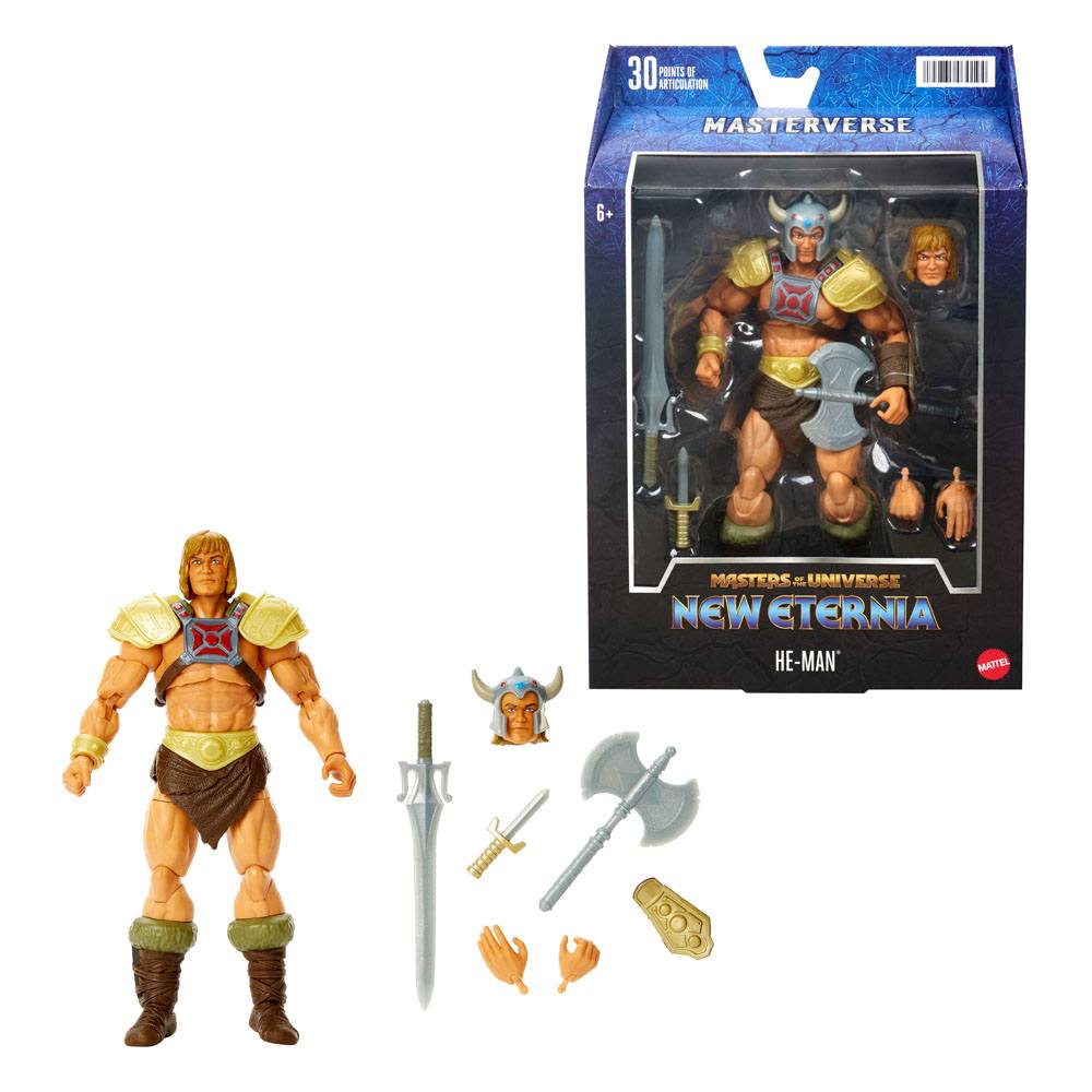 Masters of the Universe: New Eternia Masterverse - Viking He-Man Actionfigur 18cm EU Karte 2022