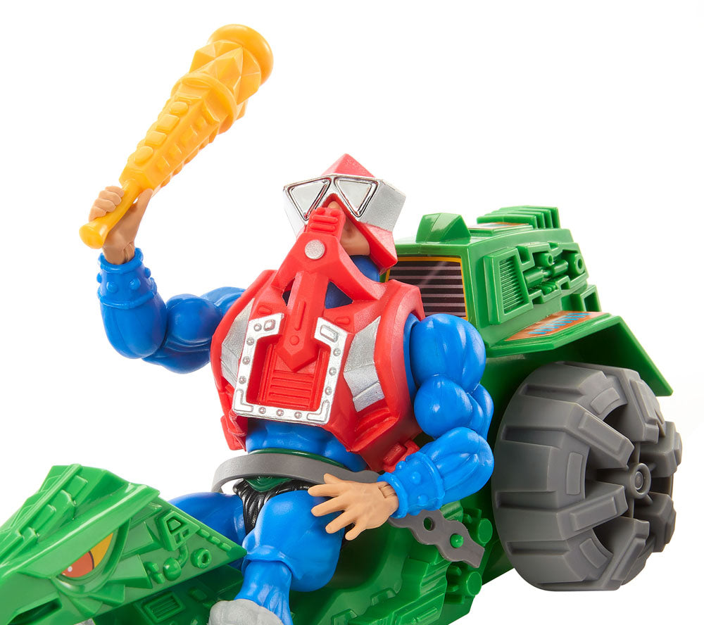 Masters Of The Universe Origins - Mekaneck & Ground Ripper Actionfigur mit Fahrzeug 14cm EU Karte