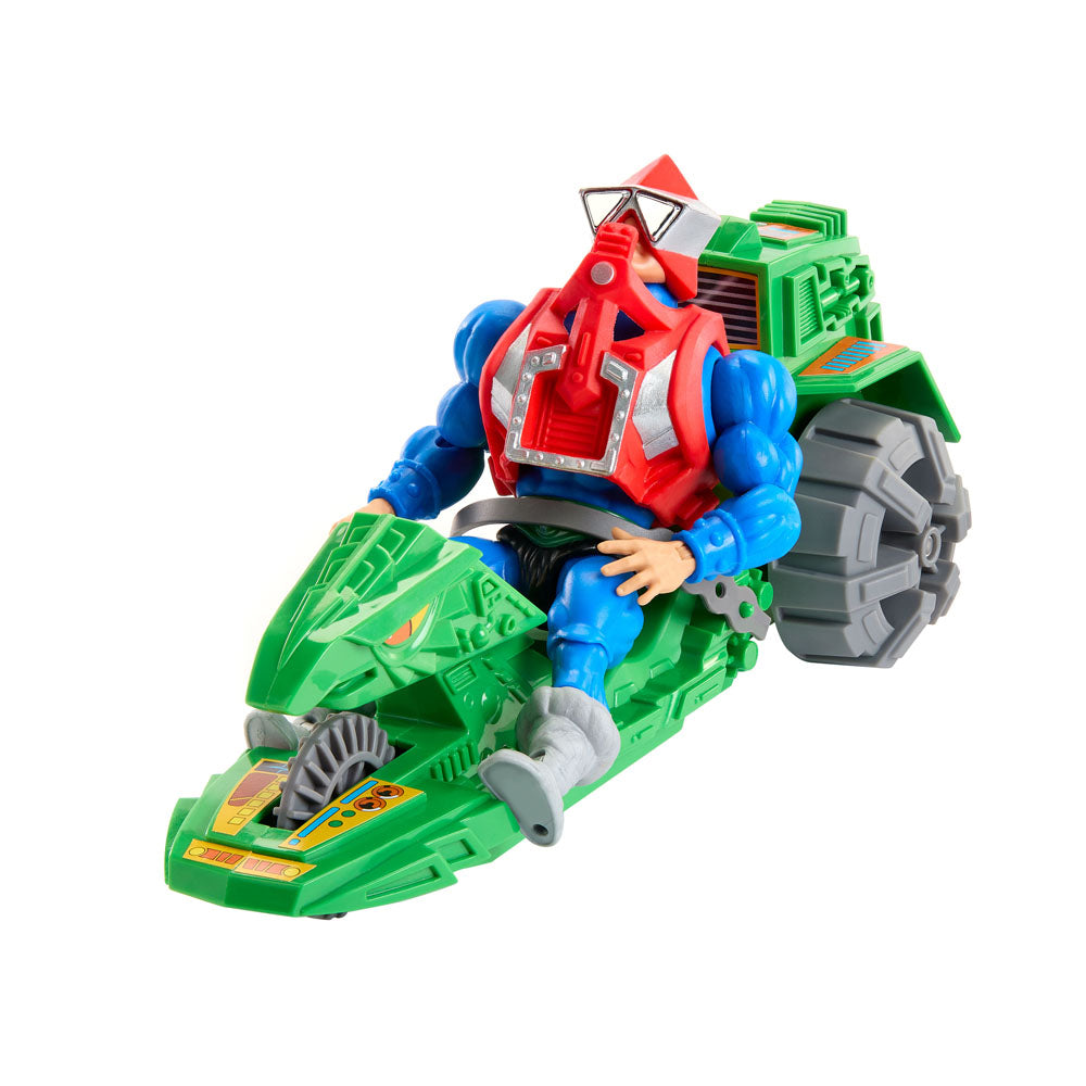 Masters Of The Universe Origins - Mekaneck & Ground Ripper Actionfigur mit Fahrzeug 14cm EU Karte