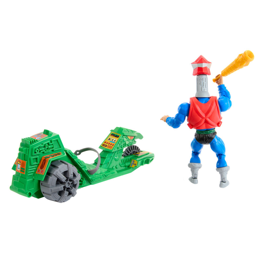 Masters Of The Universe Origins - Mekaneck & Ground Ripper Actionfigur mit Fahrzeug 14cm EU Karte