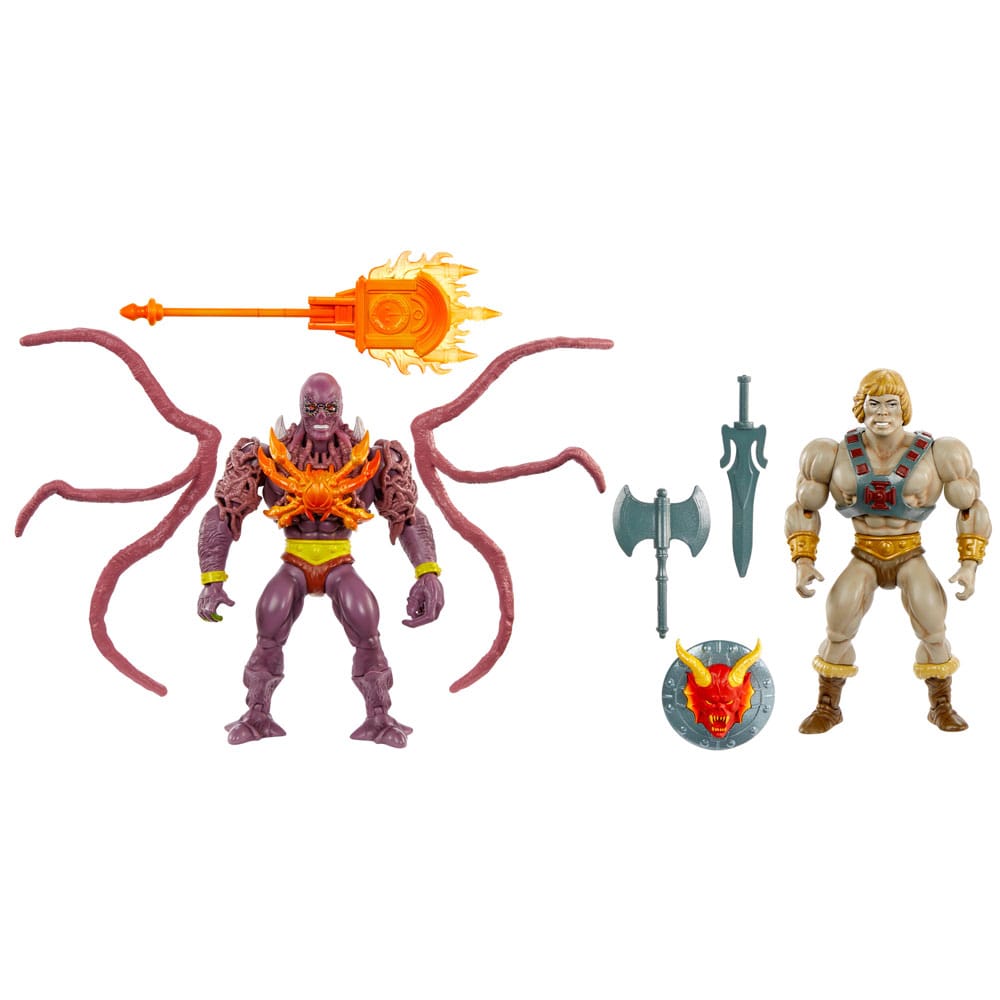 Masters of the Universe x Stranger Things Origins - He-Man & Vecna (2er-Pack) Actionfiguren 14cm Mattel 2024 Exclusive