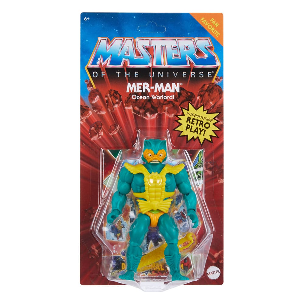 Masters of the Universe Origins - Mer-Man (Wave 3) Actionfigur 14cm EU Karte