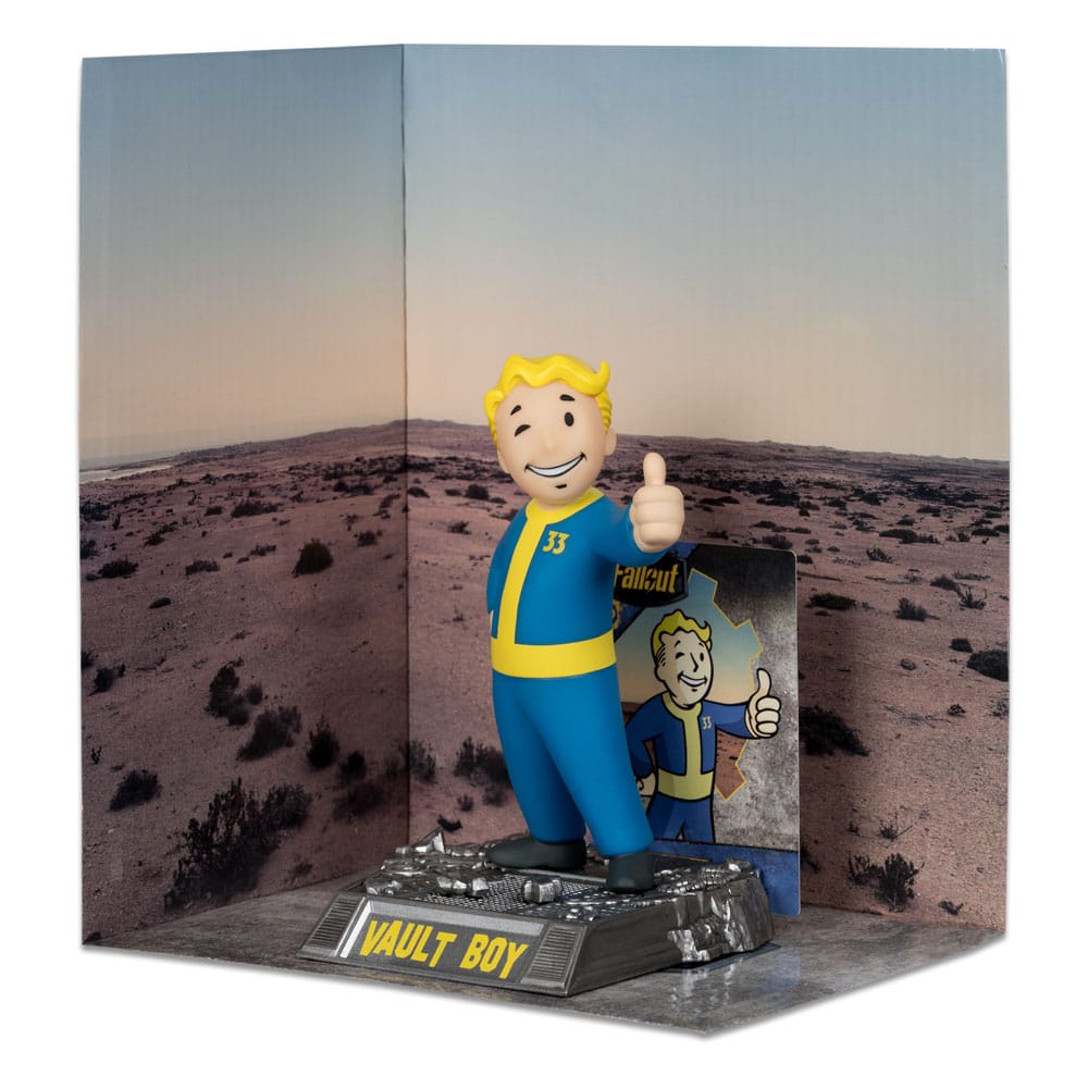 Fallout Movie Maniacs - Vault Boy Actionfigur (Gold Label) Limited Edition 15cm McFarlane Toys
