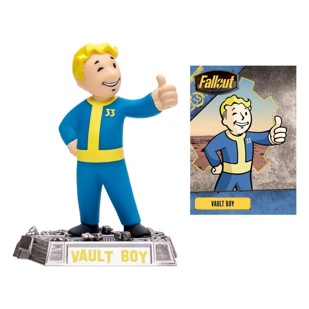 Fallout Movie Maniacs - Vault Boy Actionfigur (Gold Label) Limited Edition 15cm McFarlane Toys