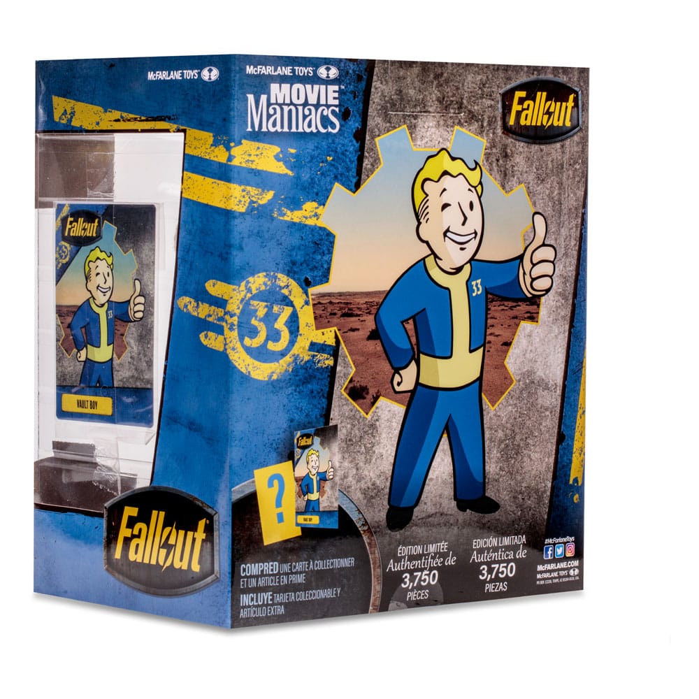 Fallout Movie Maniacs - Vault Boy Actionfigur (Gold Label) Limited Edition 15cm McFarlane Toys