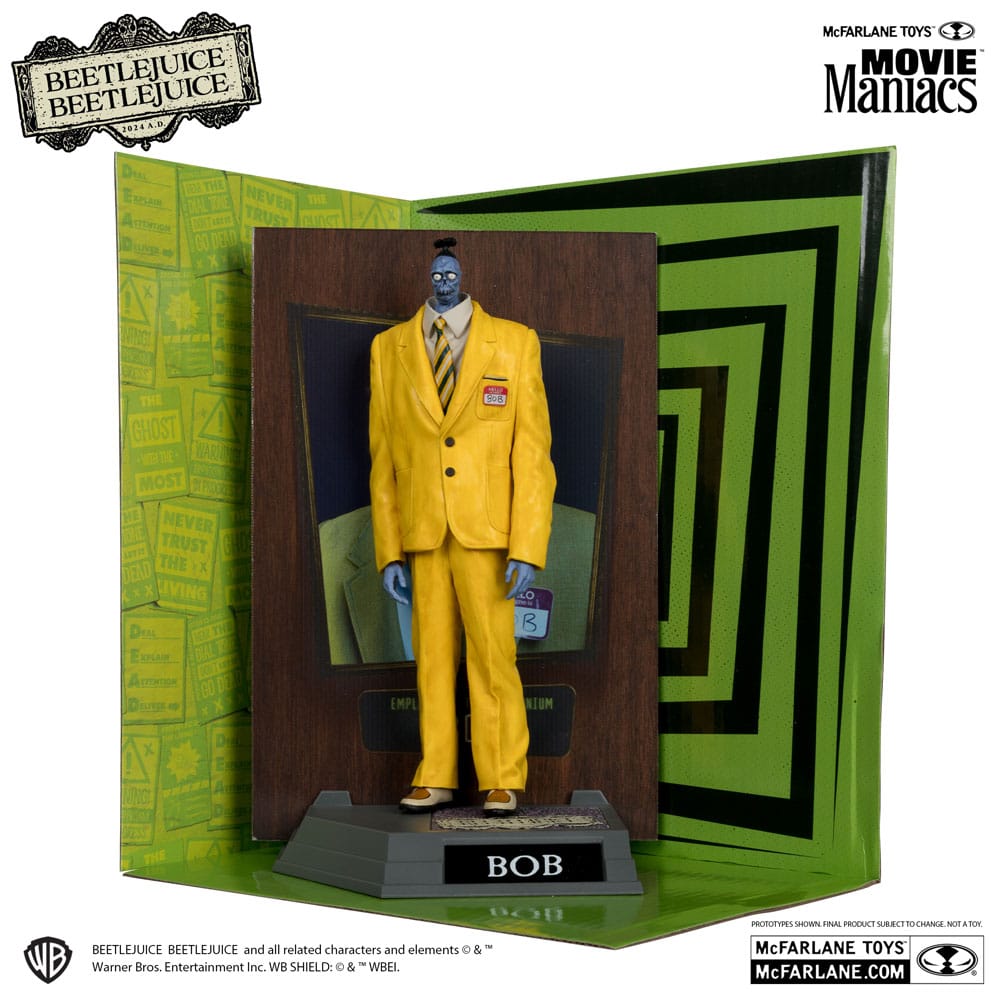 Movie Maniacs: Beetlejuice Beetlejuice - Bob the Shrinker PVC Statue 16cm McFarlane 2025