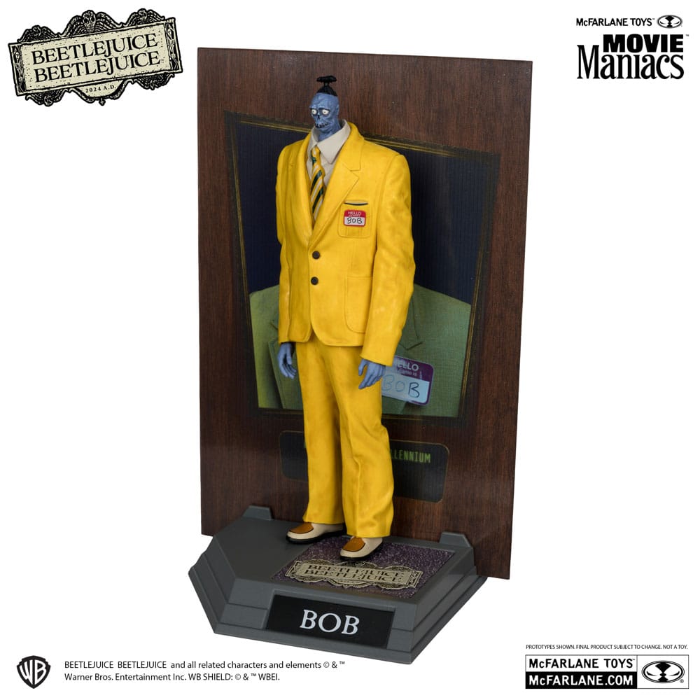 Movie Maniacs: Beetlejuice Beetlejuice - Bob the Shrinker PVC Statue 16cm McFarlane 2025