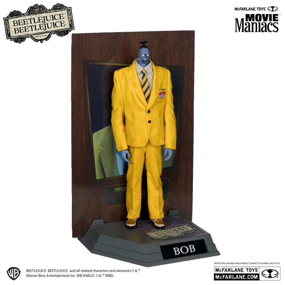 Movie Maniacs: Beetlejuice Beetlejuice - Bob the Shrinker PVC Statue 16cm McFarlane 2025
