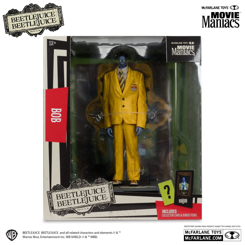 Movie Maniacs: Beetlejuice Beetlejuice - Bob the Shrinker PVC Statue 16cm McFarlane 2025